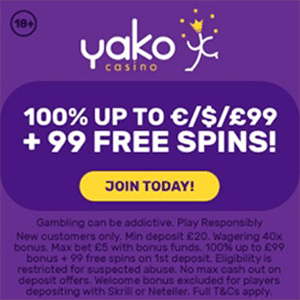 yako casino no deposit bonus