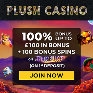 plush casino bonus
