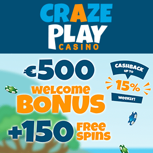craze play casino bonus