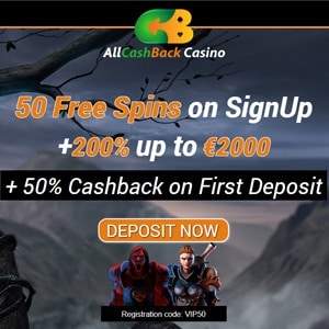 all cashback casino no deposit bonus