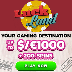 luck land casino bonus
