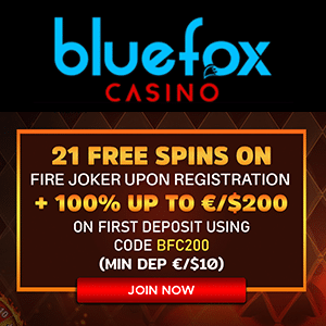 bluefox casino no deposit bonus