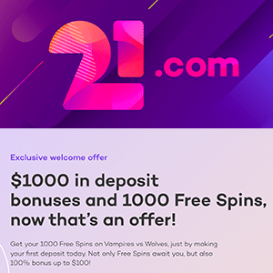 21.com casino free spins no depisit bonus