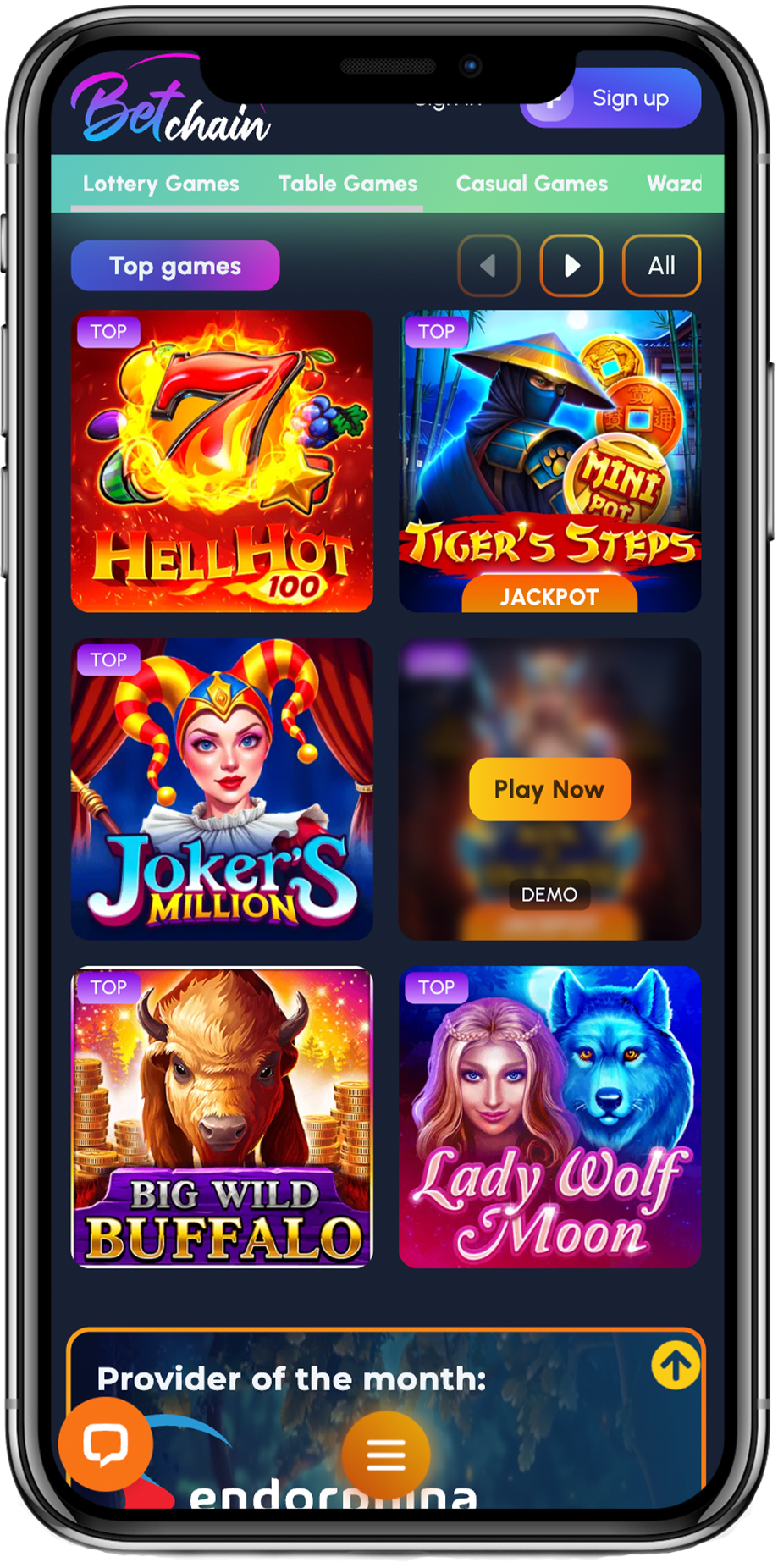betchain casino bonus