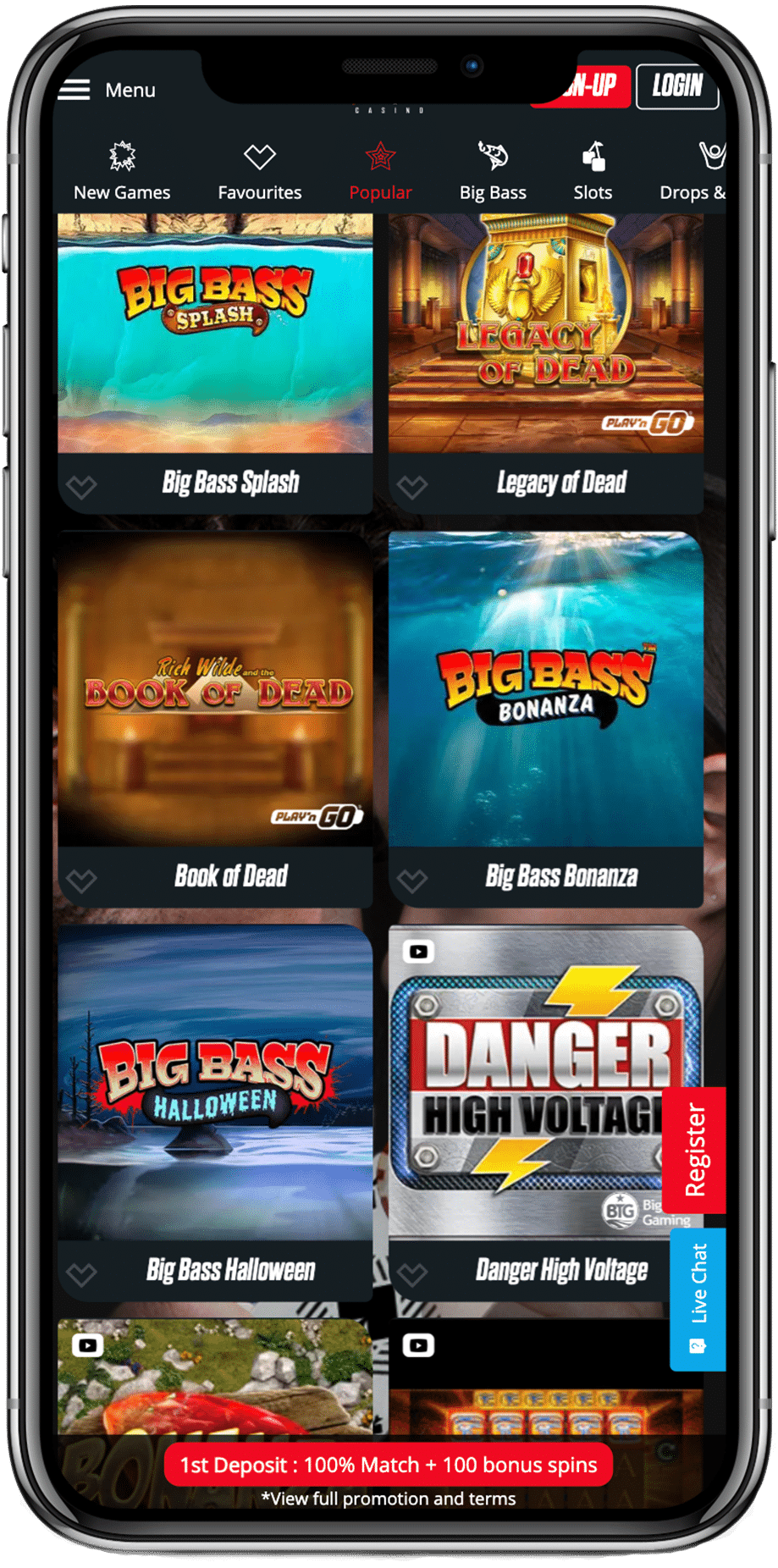 spinrider casino bonus