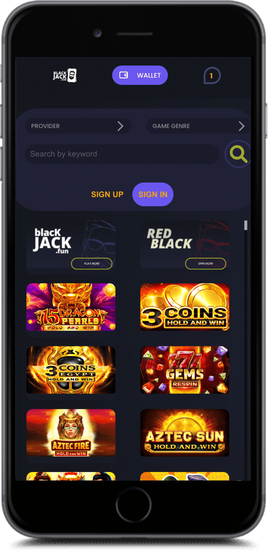 blackjack fun casino bonus