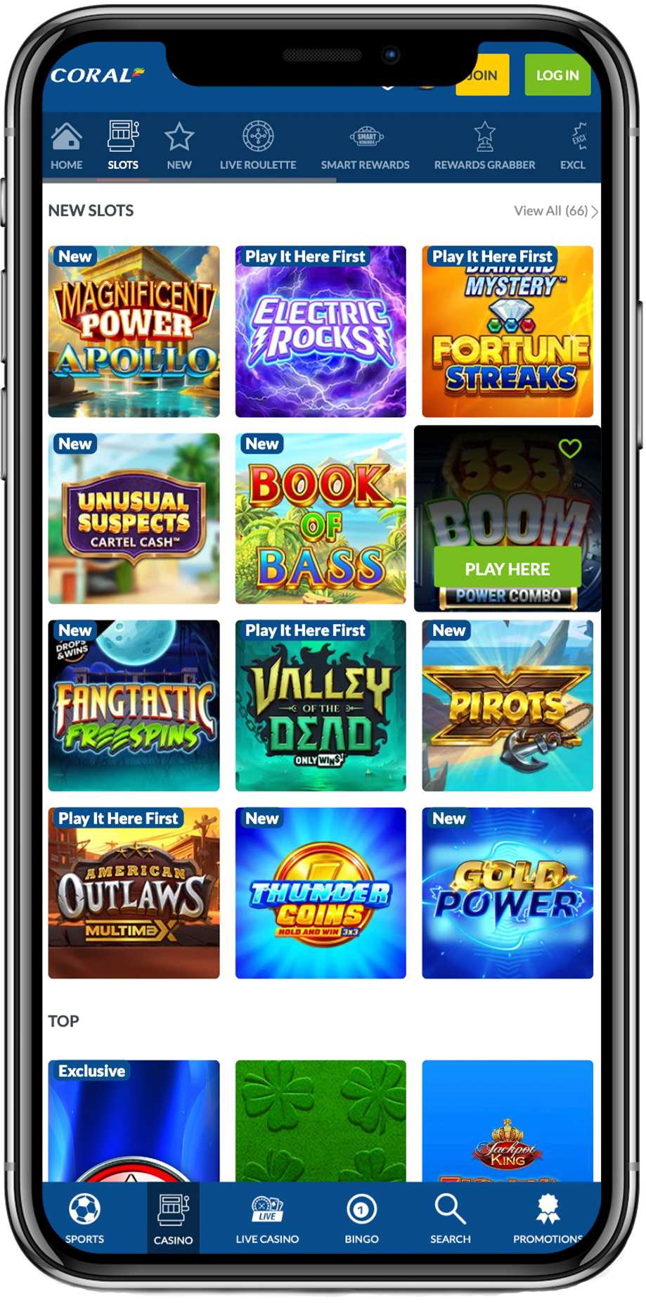 coral casino bonus