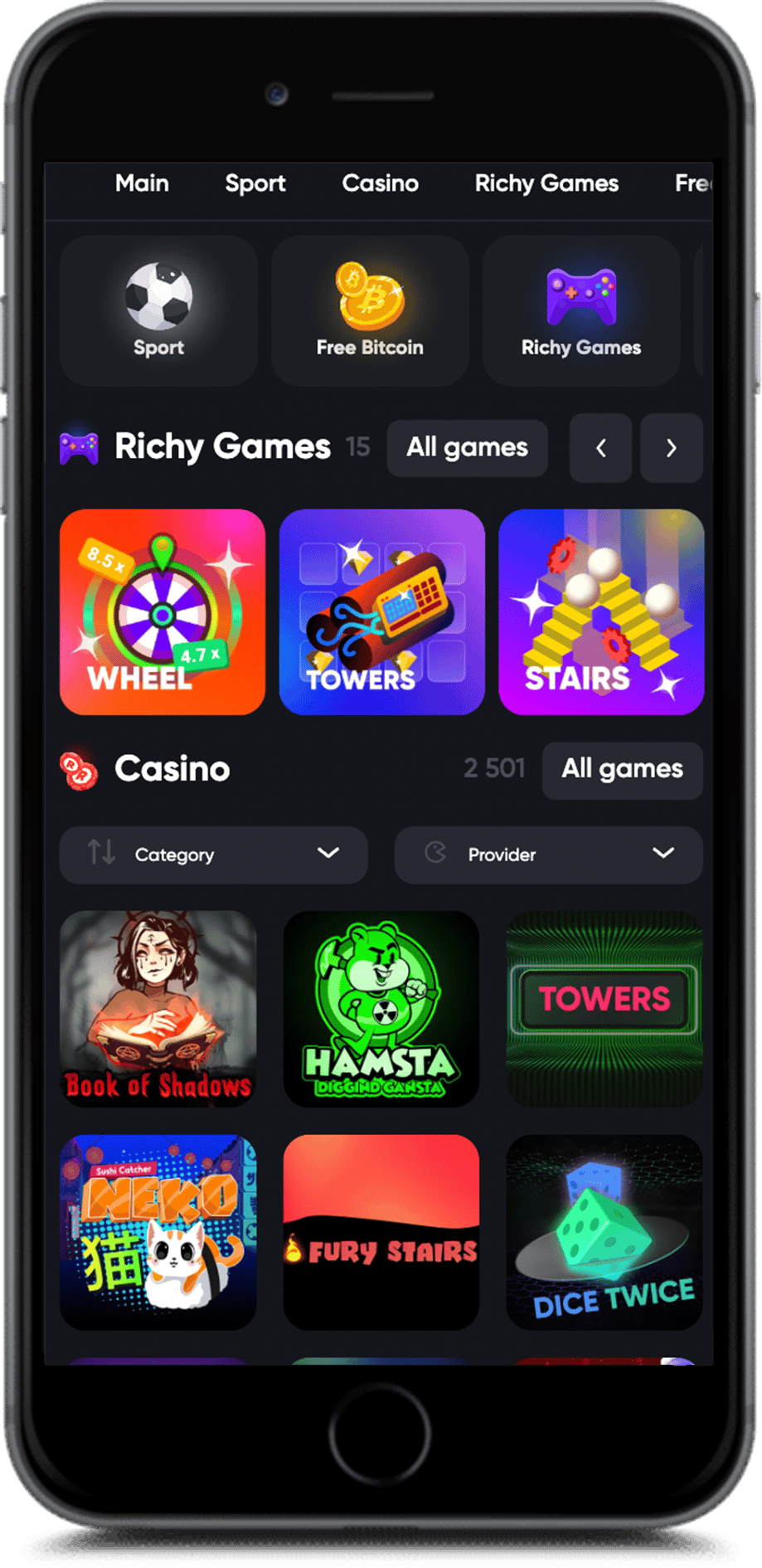 richy casino bonus