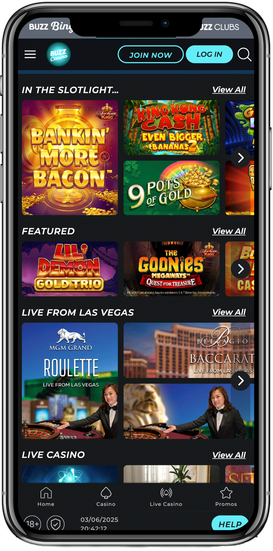 buzz casino bonus
