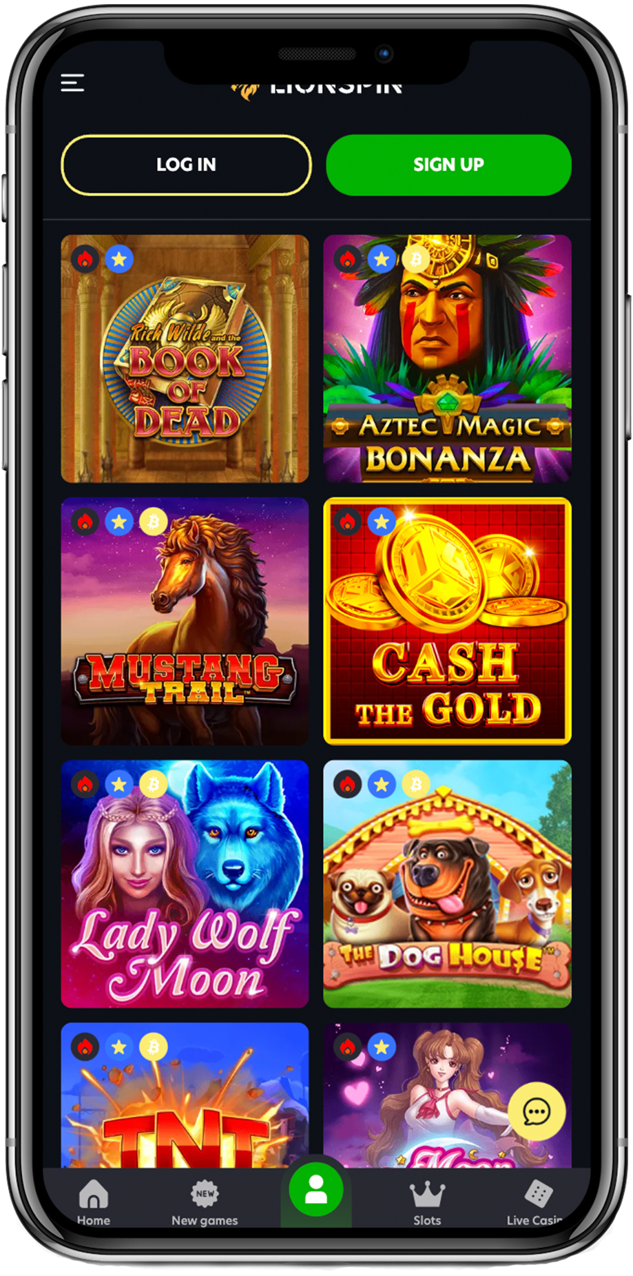 lionspin casino no deposit bonus