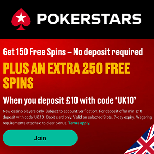 pokerstars casino bonus