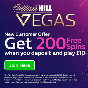 william hill casino bonus