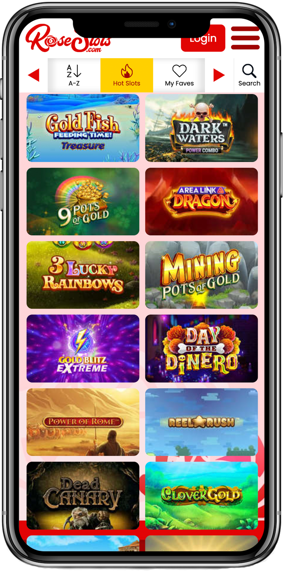 rose slots casino bonus