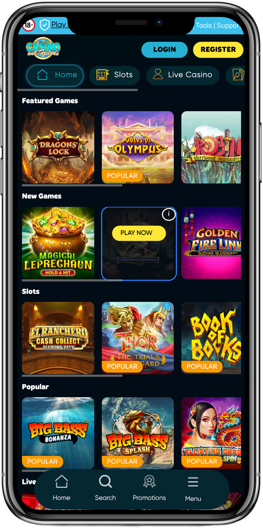 casinoandfriends casino bonus