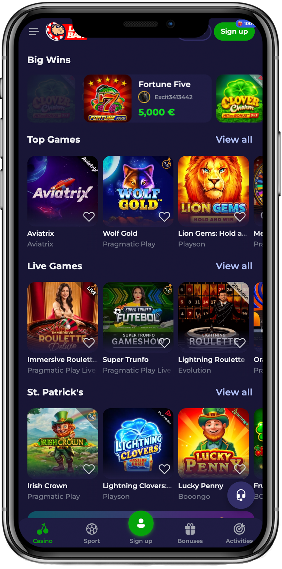 lazy bar casino bonus