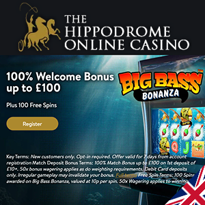 the hippodrome online casino bonus