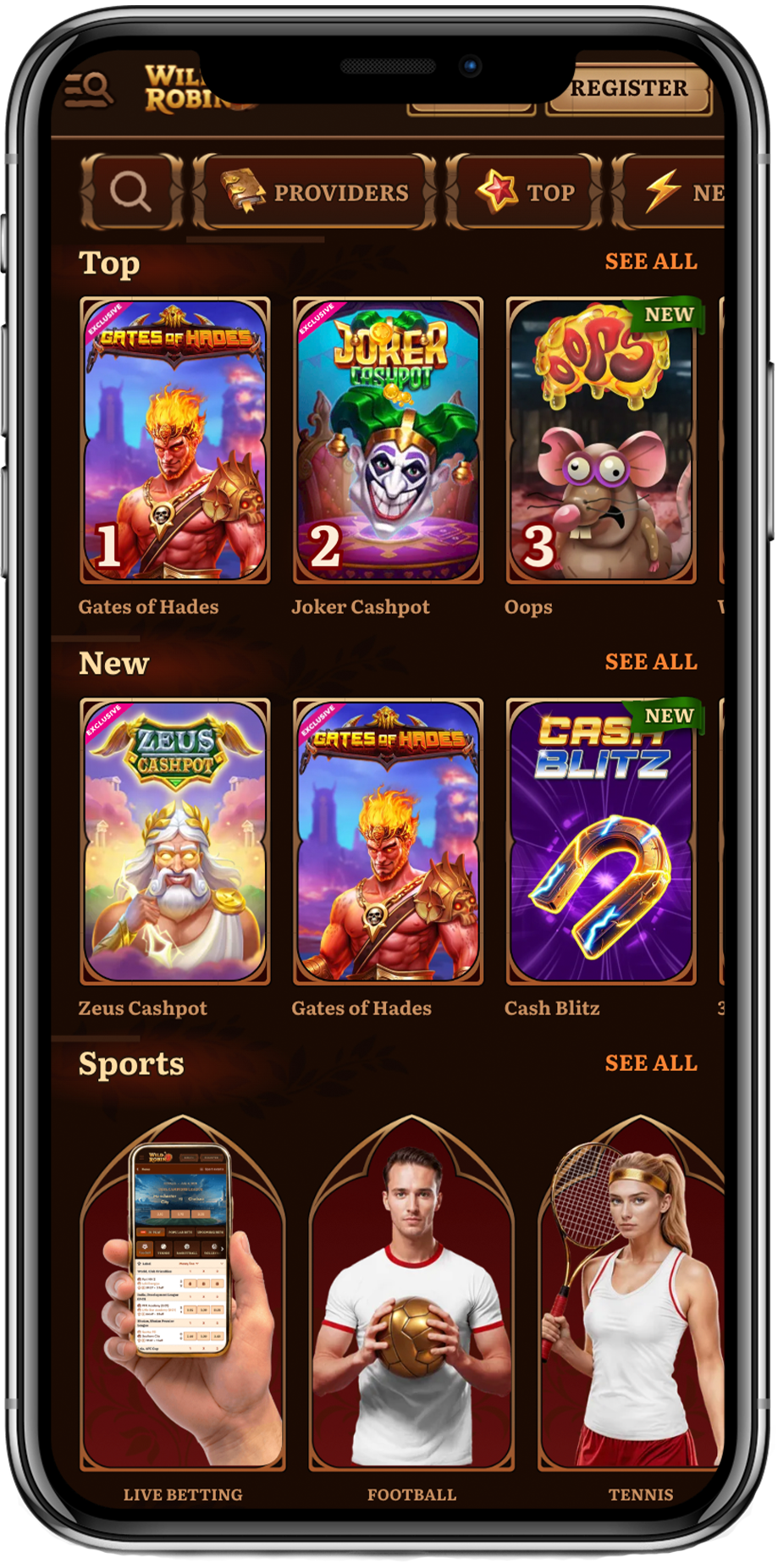 wildrobin casino bonus